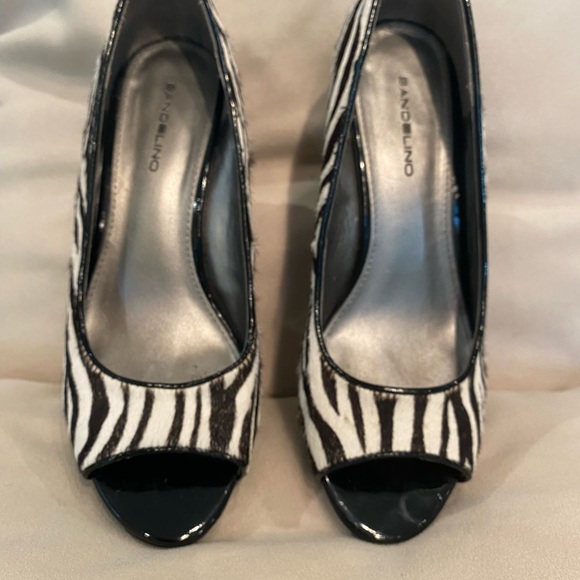 Bandolino zebra wedge women’s shoe 7 - Picture 6 of 9